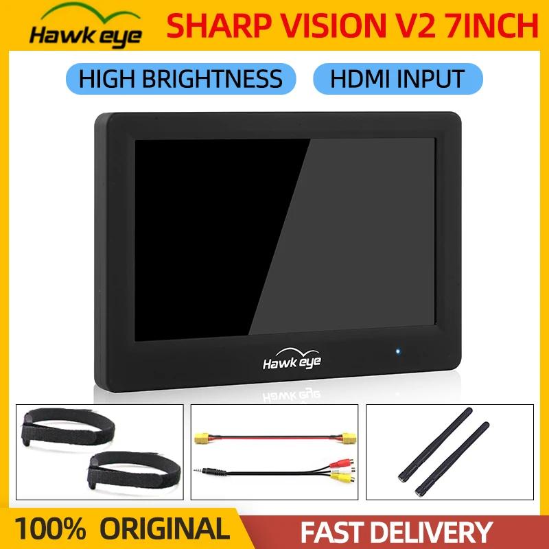 Hawkeye Little Pilot Sharp Vision V2 FPV , FPV п  ű ÷ ȭ, HDMI DVR 5.8G, 7 ġ 1024x600 1000lux